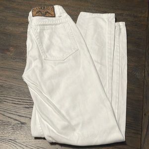 Vintage DKNY white jeans.